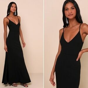 LULU's Prom Wedding Special Modern Chic Sexy Mermaid Maxi Dress